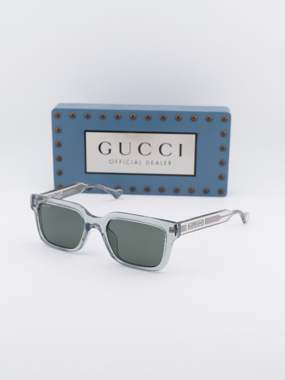 Gucci GG1732SK 004 Square Sunglasses - Grey / Grey